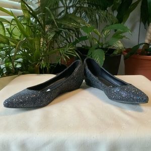 Merona sparkly black size 7m